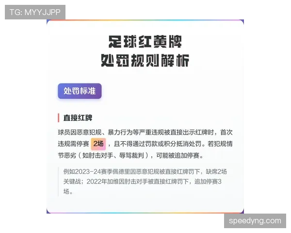 直接红牌判罚标准全解析:哪些犯规必须立刻罚下? 直接红牌判罚标准全解析:哪些犯规必须立刻罚下?